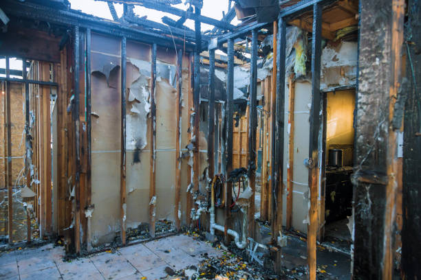 Professional Fire Damage Restoration technician working in Georgetown, TX